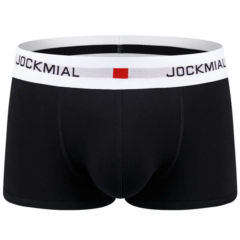 jockmail new sexy underwear men boxer brand hot men underwear breathable low waist cotton mens penis boxers calzoncillo hombre free global shipping