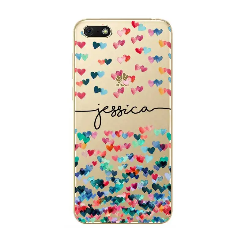 Custom Name DIY Coque Capa Case Cover For Huawei P8 P9 P10 P20 P30 Lite Pro P Smart Plus 2017 2019 |