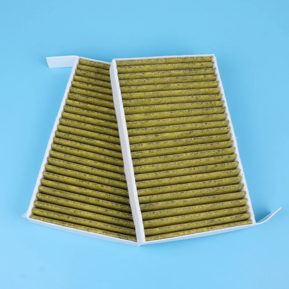

2Pcs Air Conditioner Filter Activated Carbon Filter Compatible for Tesla Model 3 2017 2018 2019