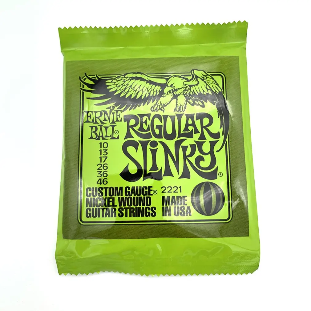 Ernie Ball электрогитара струны играть настоящий тяжелый металл рок 2221 2220 2222 2223 2225 2006