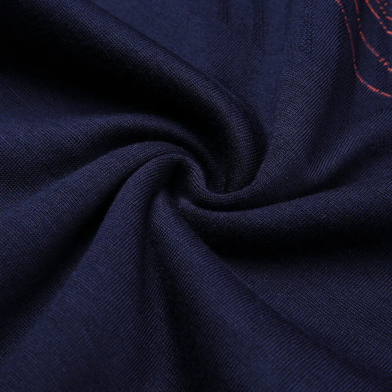 Вязаный мужской свитер вязаный жаккардовый с круглым вырезом и длинным рукавом