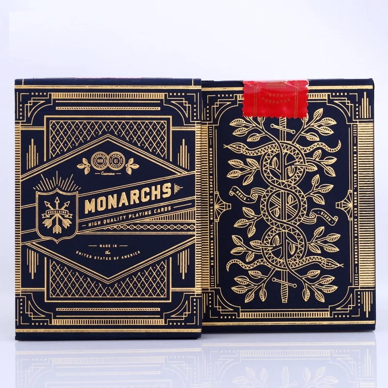 Theory11 Monarch игральные карты Монархи колода синий/красный/зеленый T11 Волшебная карта