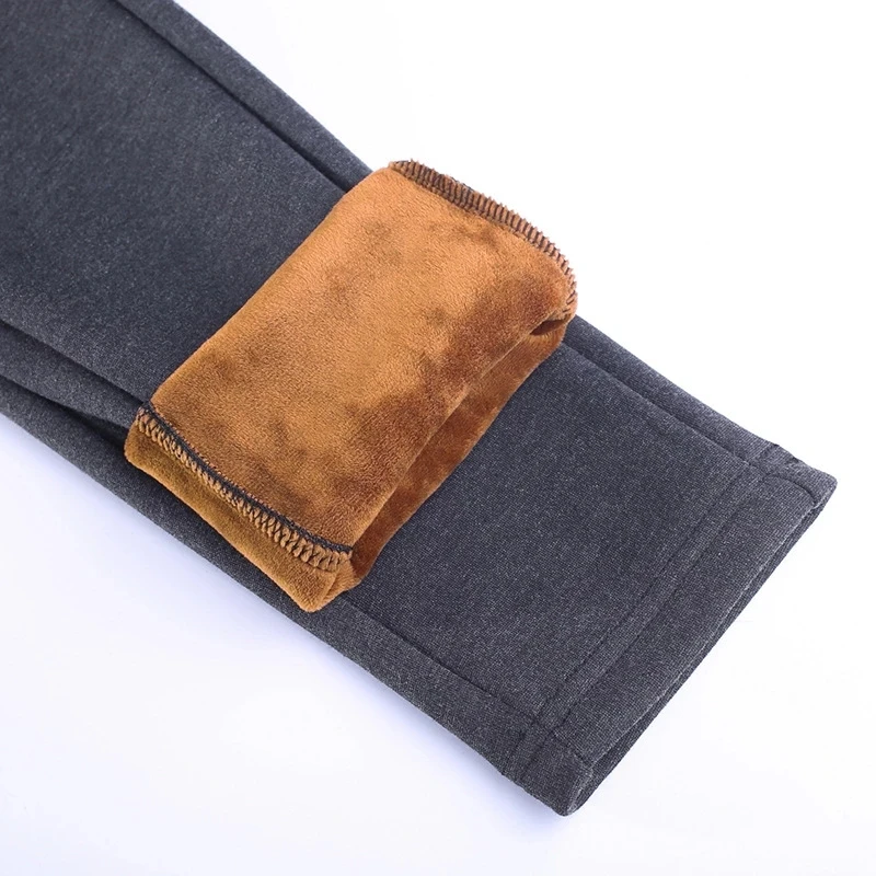 

NORMOV S-5XL Winter Leggings Women Warm Thick Velvet High Waist Elastic Legging Woman Slim Push Up Plus Size Leggins Female