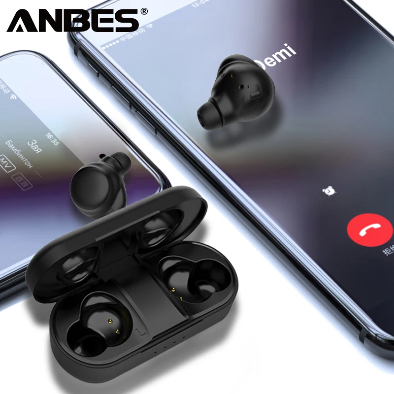 IPX5 водонепроницаемые Bluetooth 5 0 наушники 6D стерео вкладыши TWS беспроводные для всех