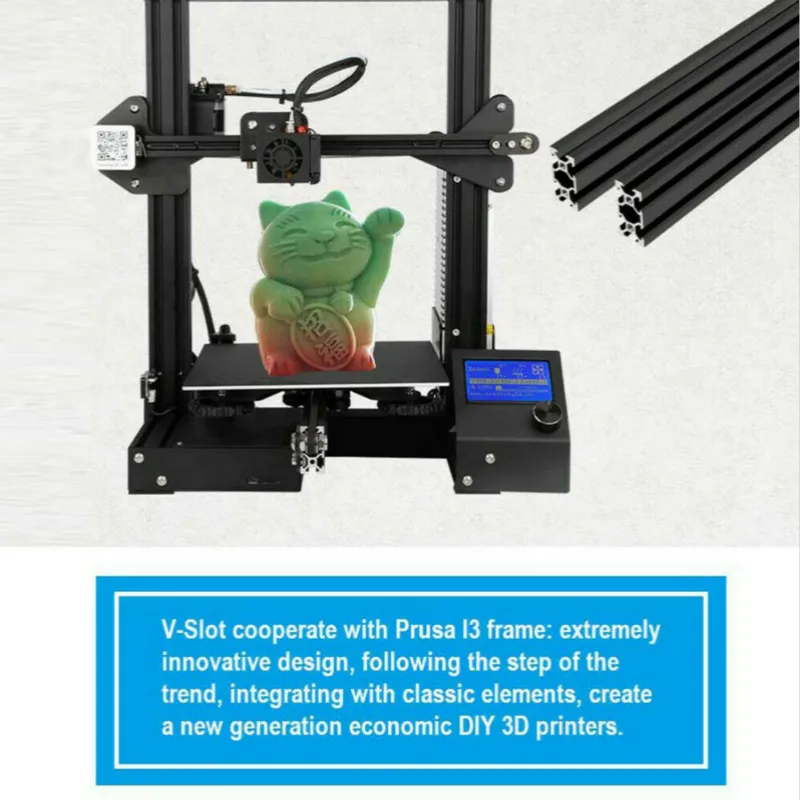 3D-принтер ZRPrinting FDM принтер для объемной печати самосборка обновленное