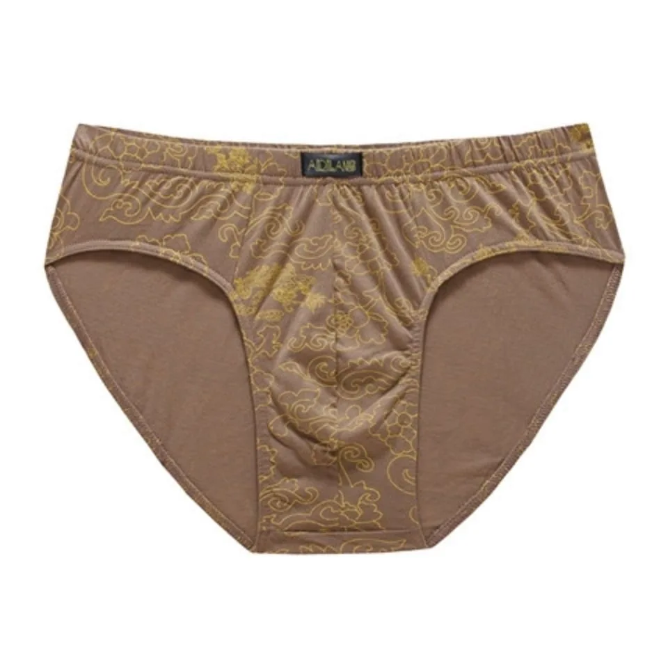 6pcs/lot Underpants Panties Male Male Underwear Men Briefs Comfortable Men Printing Underwear Briefs 100%Cotton