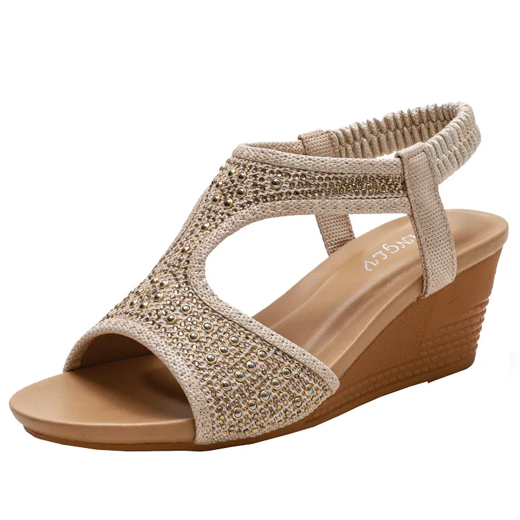 

2021 Women Sandals Fashion Sandals Sewing Footwear Female Ladies Platform Retro Sandalias Plus Size Sandalias Mujer
