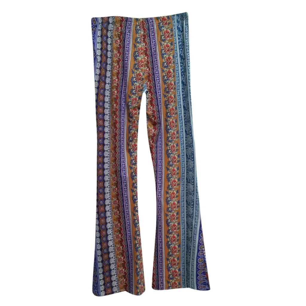 Женские шаровары с высокой талией JAYCOSIN винтажные принтом повседневные