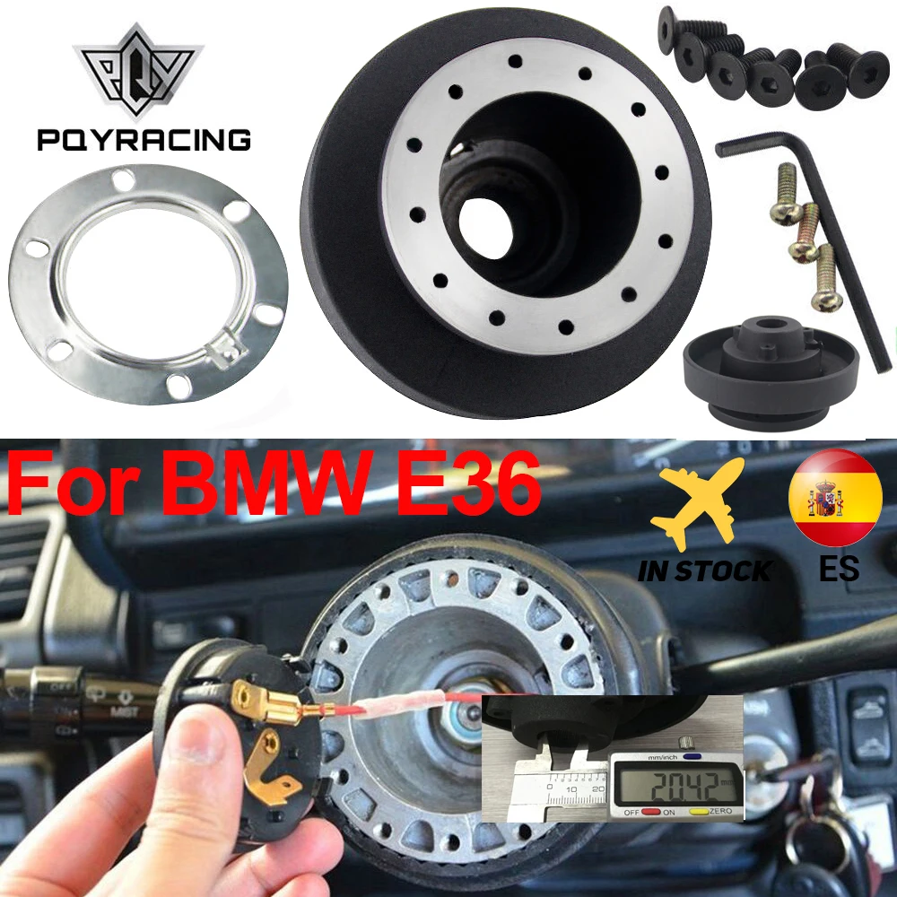 Адаптер для ступицы руля PQY Комплект Boss BMW E36 HUB E36|Рулевые колеса и рулевого колеса|