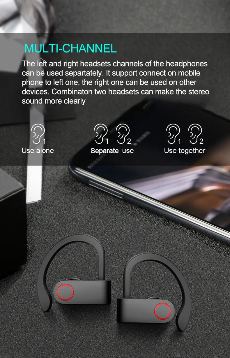 TWS 5,0 Bluetooth наушники CVC шумоподавление водонепроницаемые наушники стерео спортивные наушники двойной микрофон беспроводные Bluetooth гарнитуры