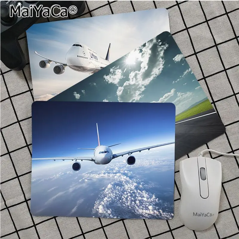 MaiYaCa высокое качество самолет полет облака силиконовый коврик для мыши игра топ