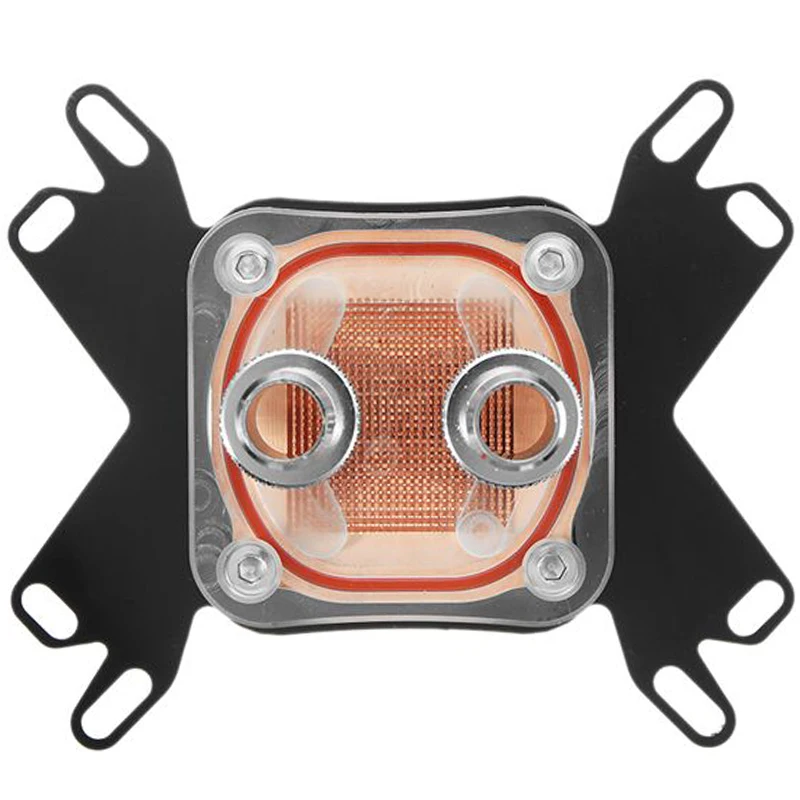 Блок водяного охлаждения для LGA 1155 2011 AMD AM3 медный кулер процессора радиатор