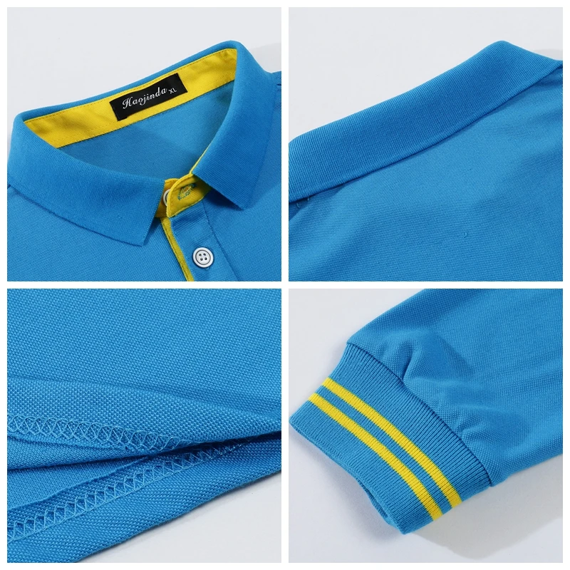 2019 осенние женские хлопковые тонкие рубашки поло с длинными рукавами модные