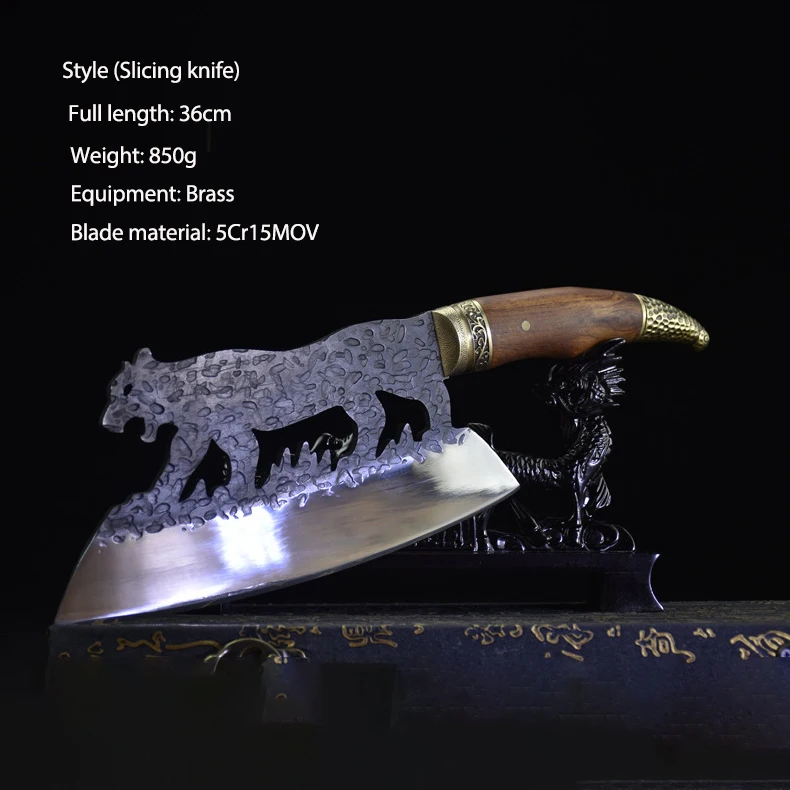 

XITUO New Chef Knife Forged Bone Chopping Knife Handmade Chinese Kitchen Knives Super Steel Heavy Butcher Cleaver Cooking Tools