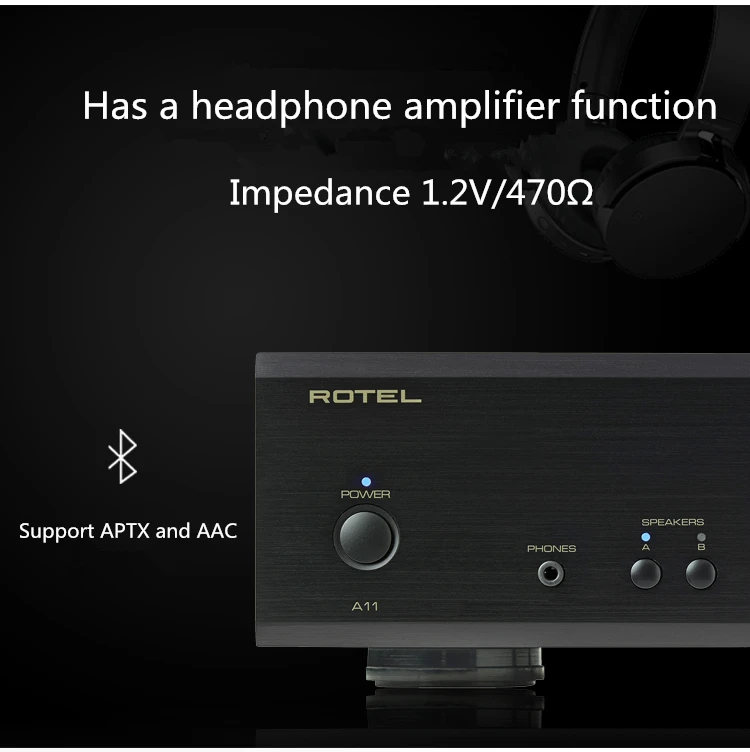 Британский ROTEL A11 домашний стерео Bluetooth усилитель мощности HiFi усилитель поддерживает Bluetooth волокно 50 Вт+ 50 Вт Класс AB Усилитель