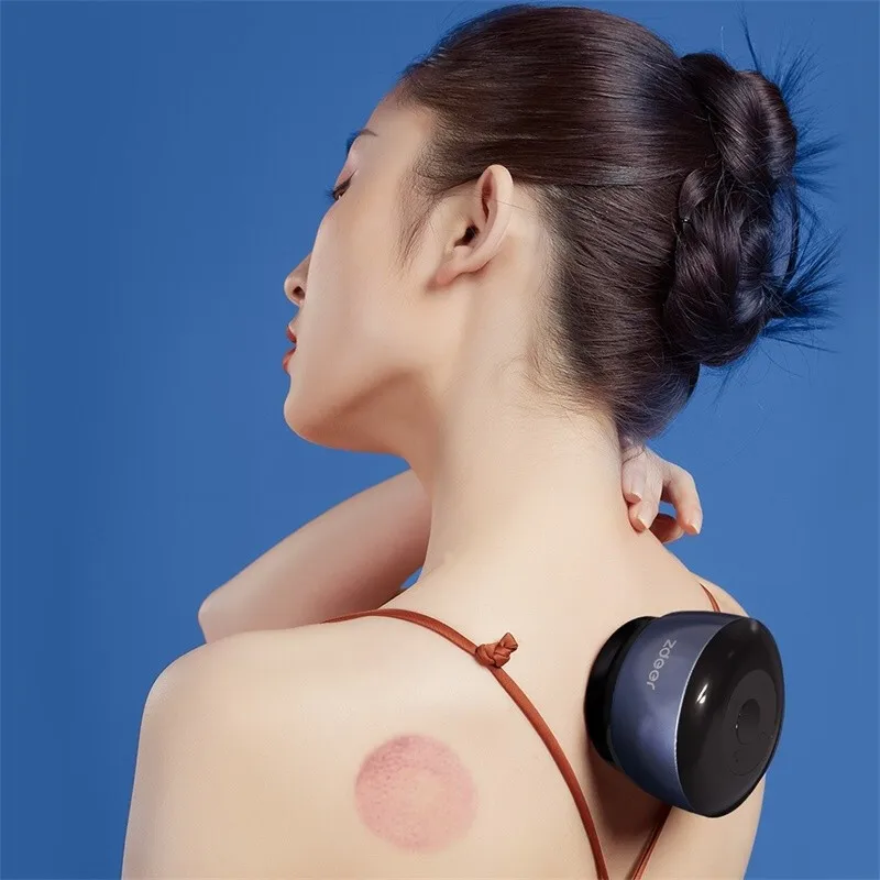

Youpin Intelligent Needle Stone Scraping Massager Warm Moxibustion Instrument Household Electric Sucking Instrument Portable