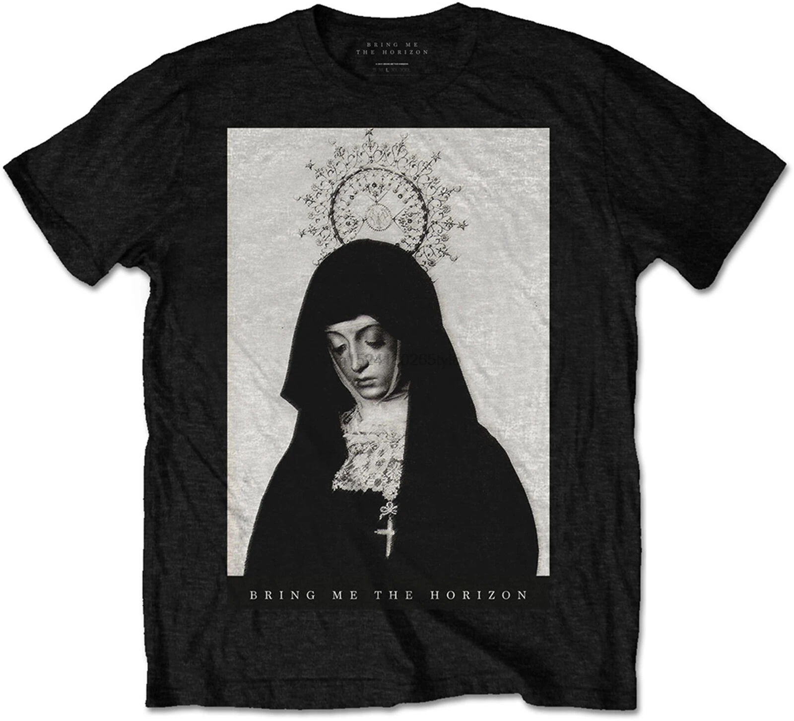 Футболка с надписью BRING ME THE HORIZON Nun|Мужские футболки| |