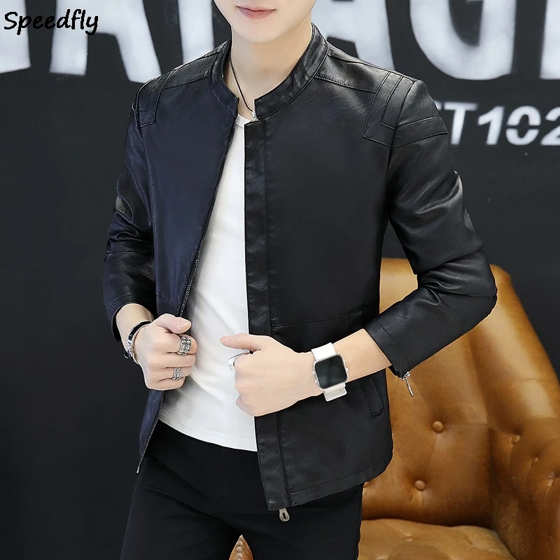 

Europe America Luxury Coat Men Leather Jacket High-grade Casual Clothes Genuine Leather Jacket Men Clothing Quality 8605