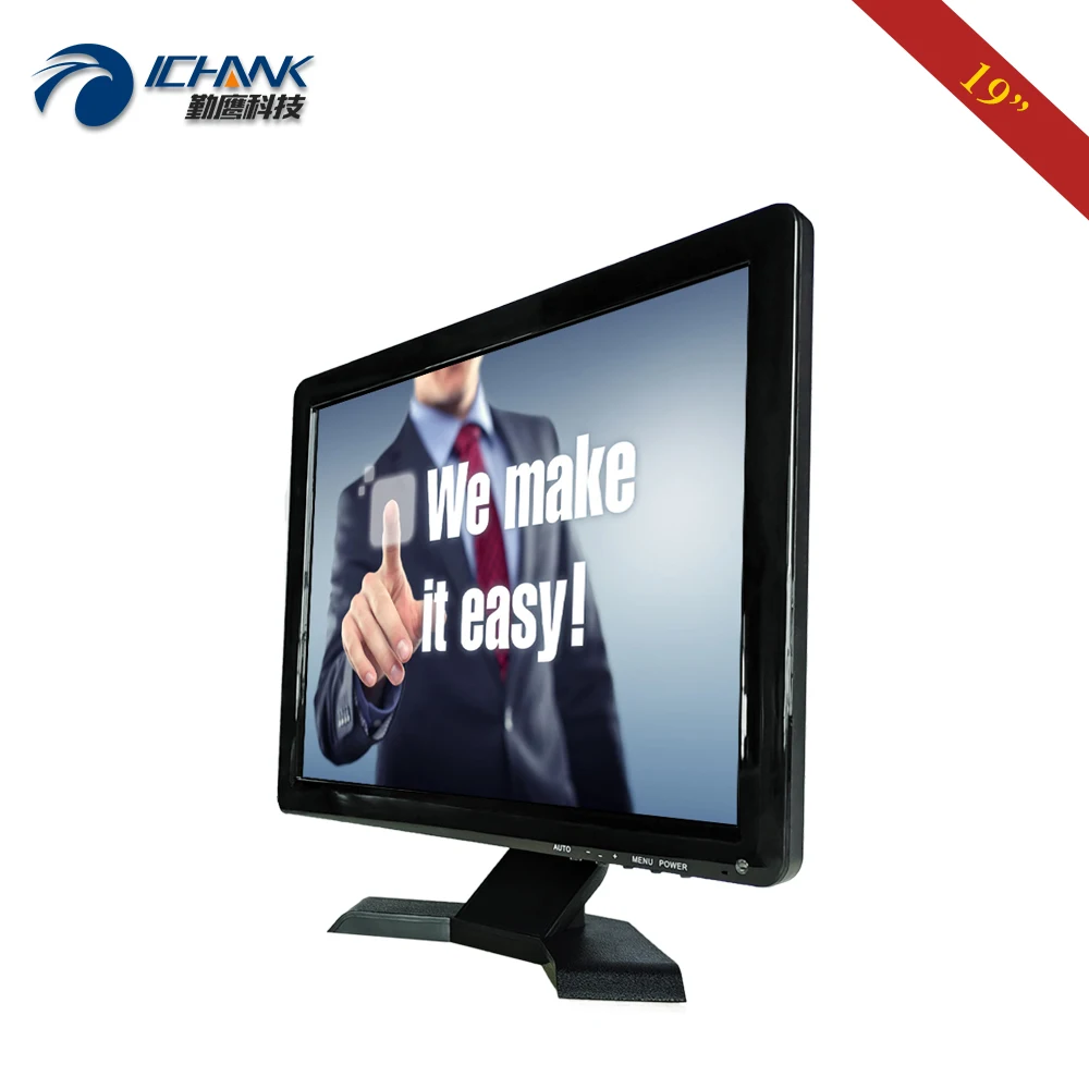 B190JC-ABHUV-1/19 &quot1280x1024 Стандартный экран HDMI USB сенсорный ПК монитор для кассового
