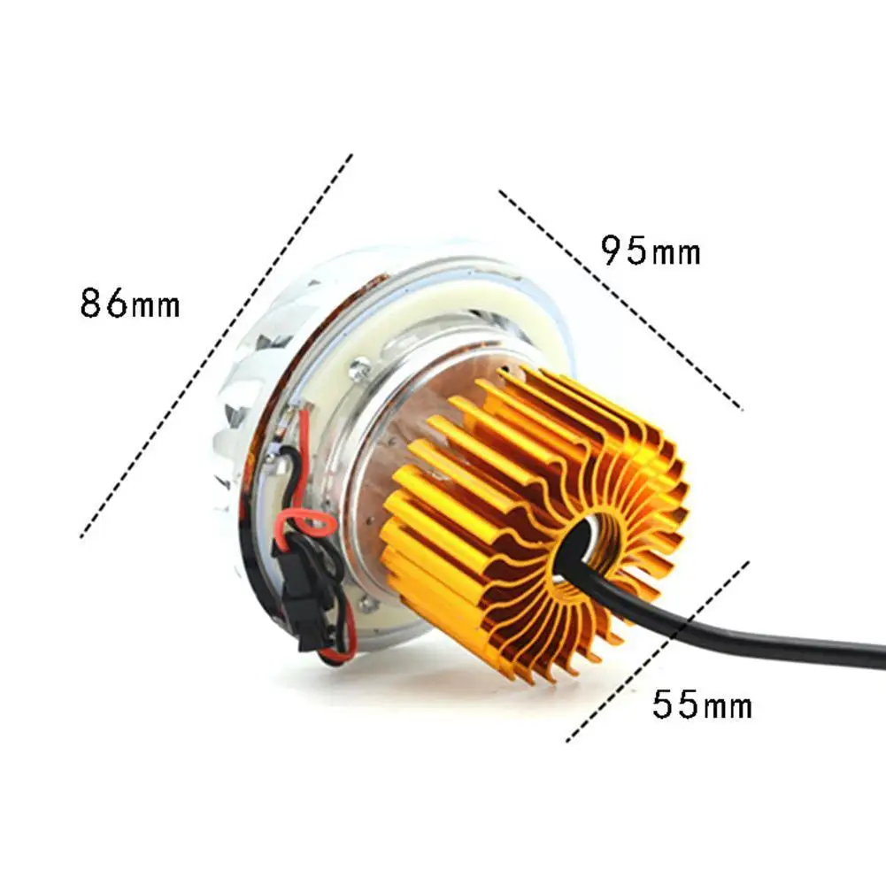 

Explosive electric car LED angel eye headlights, universal DIY with day running retrofit lights P5R3