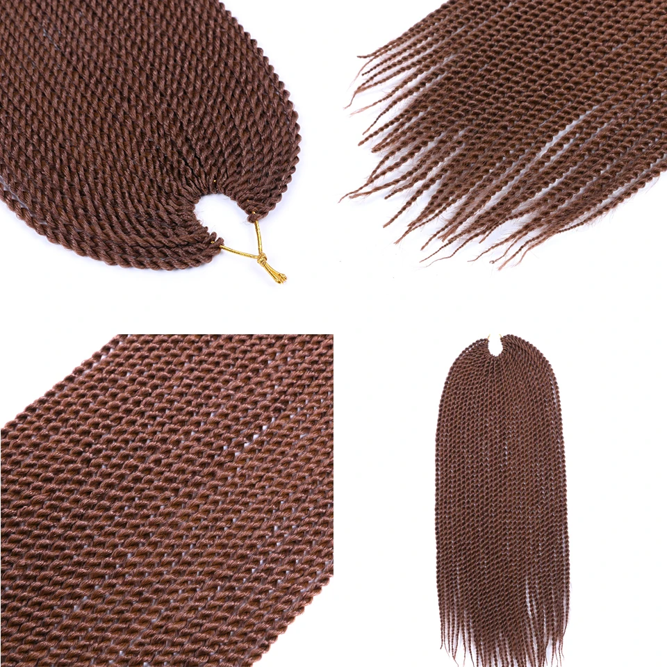 Синтетический Омбре Сенегальский твист крючком косы для наращивания волос 18