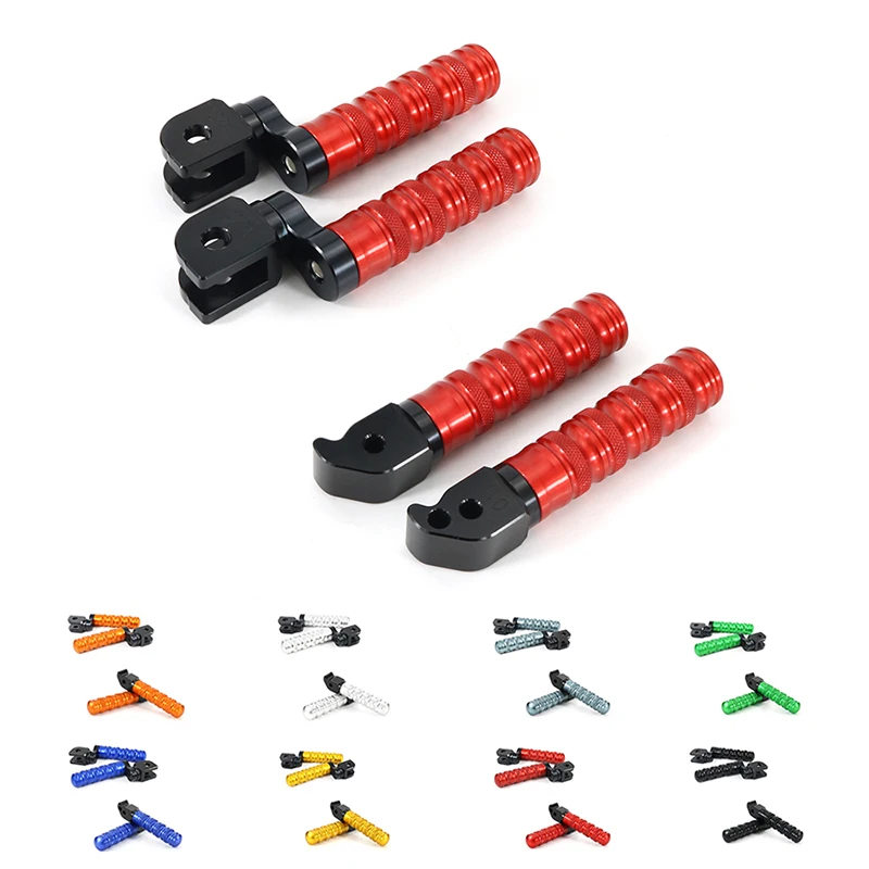 

Motorcycle Front Rear Footrests Foot Pegs Fit For Honda CB600F HORNET CB1000R CBR600F CBR600RR 900RR FIREBLADE CBR1000RR VTR1000