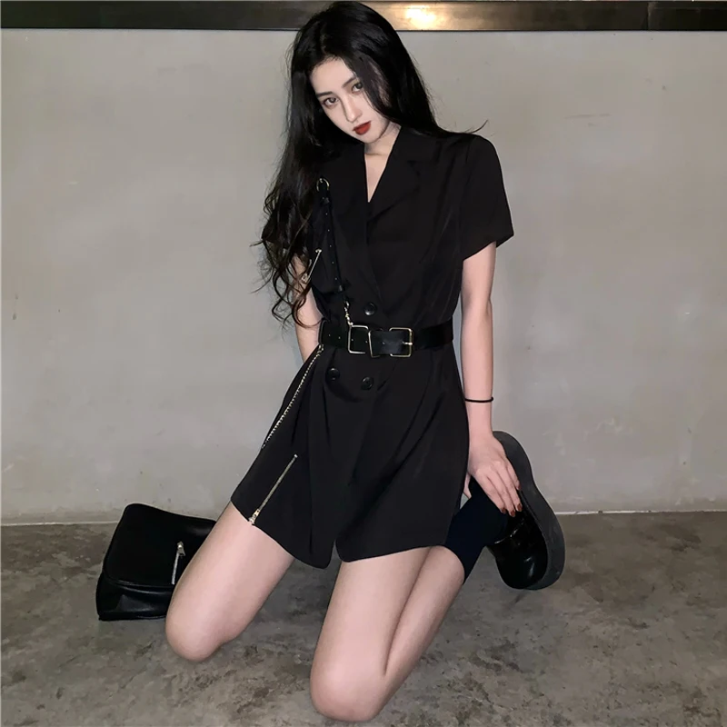 Платье-Блейзер женское с поясом на весну-осень | Женская одежда