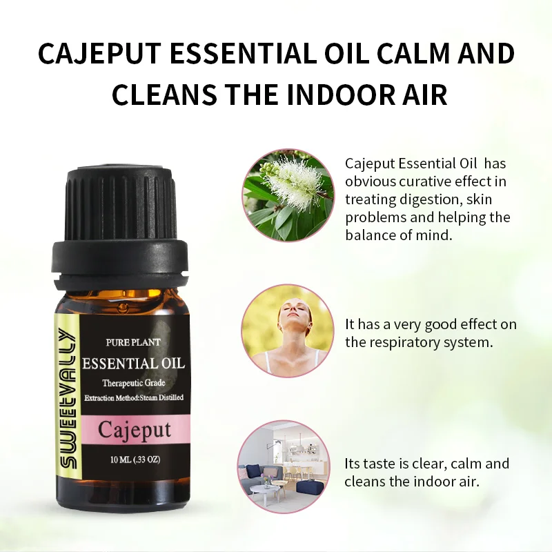 Эфирные масла сладости Cajeput эфирные для ароматерапии очищающие воздух облегчают