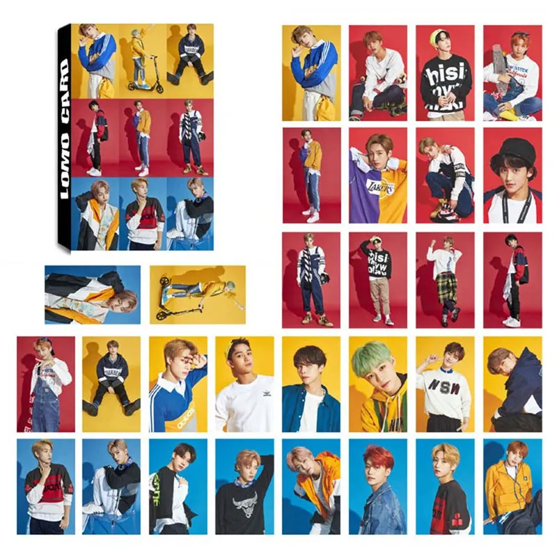 

30Pcs/Set KPOP NCT127 NCT U Photo Card Poster Lomo Cards Self Made Paper HD Photocard Fans Gift Collection