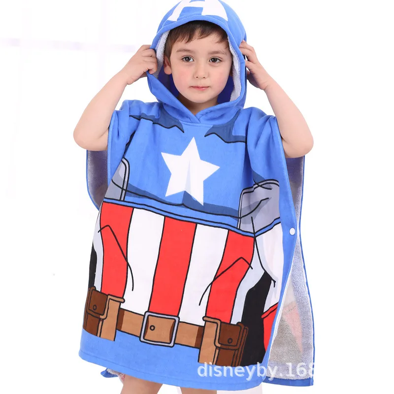 Детское муслиновое полотенце с капюшоном 60x120 см | Дом и сад