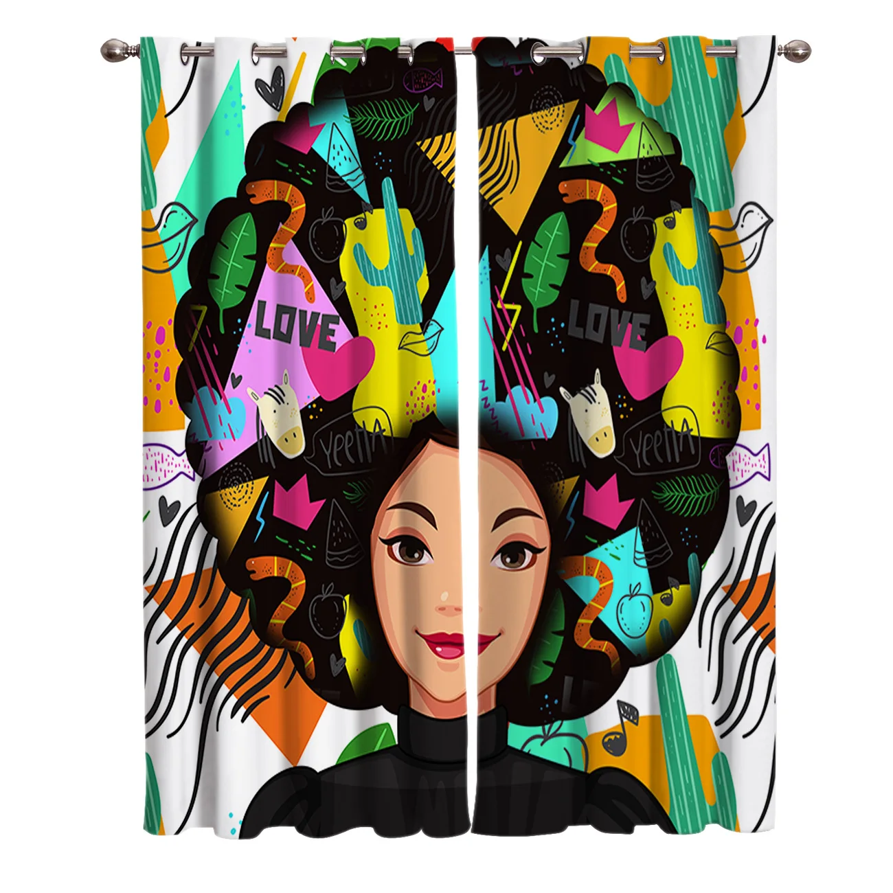 Креативные оконные шторы для девочек декоративные занавески гостиной спальни