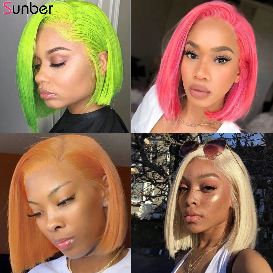 

Парики с эффектом омбре, 13x4150, бразильские, бордовые, без клея