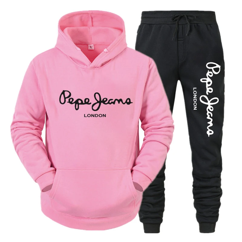 

2021 Casual Tracksuit Women 2 Piece Set Female Hooded Sweatshirt And Pants Sportwear Suit pullover Hoodies Clothes Ropa De Mujer
