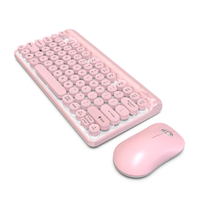 

2.4G Slim Portable Wireless Silent Keyboard And Mouse Mini Multimedia Keyboard Mouse Set For Laptop Desktop PC Teclado Mecanico