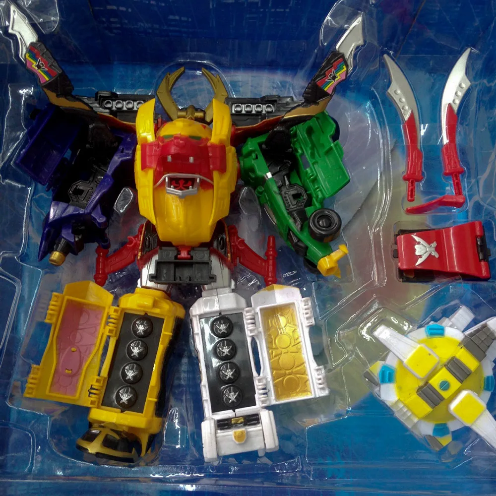 Трансформация Робот Megazords собранная деформационная модель игрушка для детей