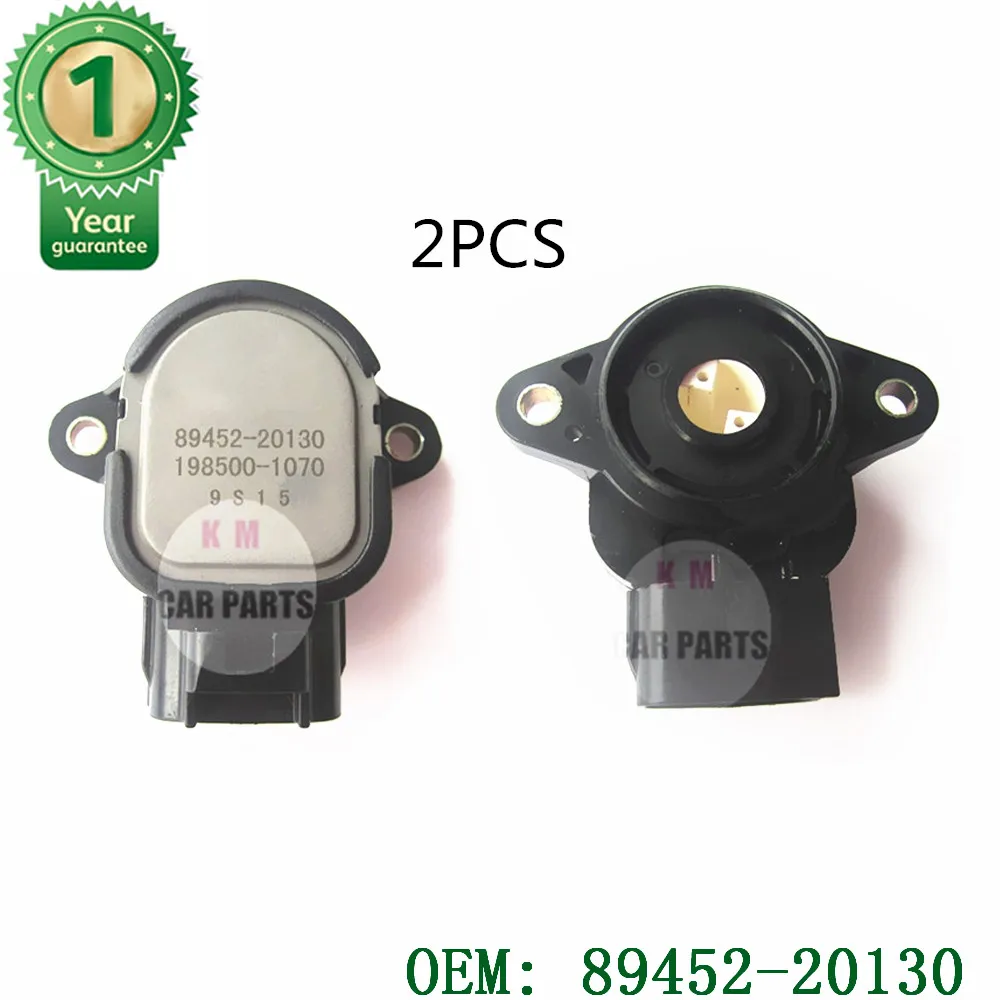 

Set 2 TPS Throttle Position Sensor 89452-20130 8945220130 198220-1131 TPS Sensor For TOYOTA IPSUM (_XM10) 89452-20130