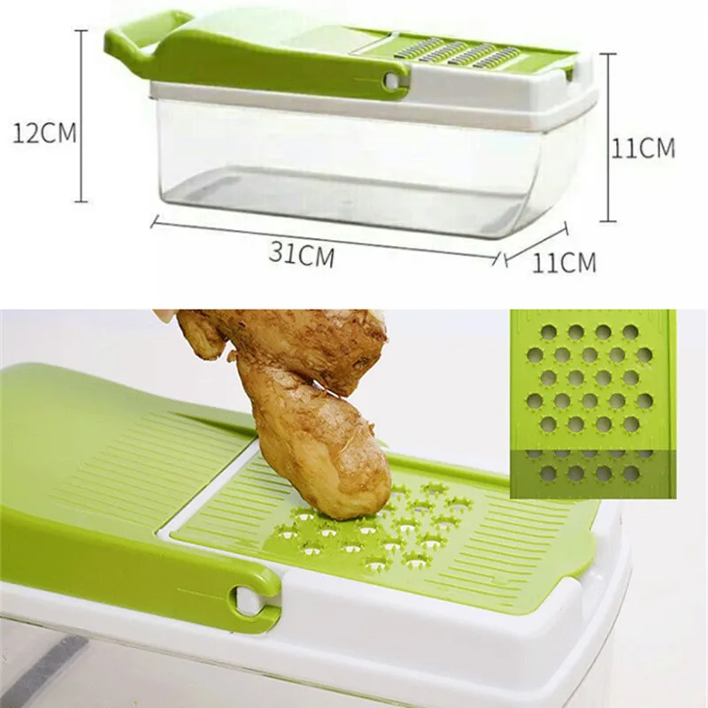 2 Kinds Optional Multi-functional Vegetable Slicer Set Diced Potato Fruit Tools Shred Cutter Grater Kitchen Gadgets | Дом и сад