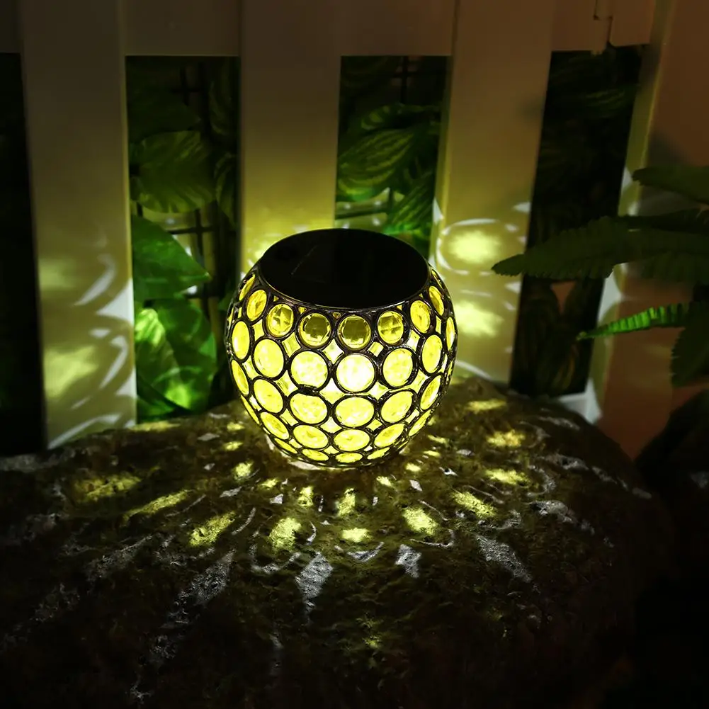 

4/3/2pcs LED Solar Hollow Light Lawn Lamp Outdoors Waterproof Courtyard Landscape Solar Ball Lamp Garden Decoration Lighting