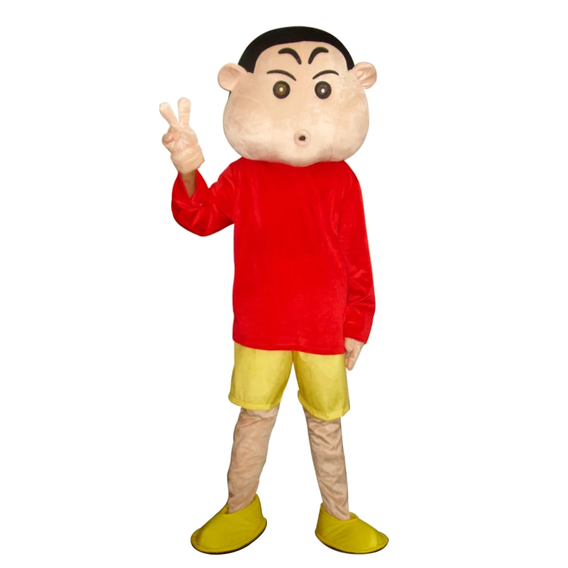 

Crayon small new cartoon costume walking doll performance props black cat sheriff clothes cartoon characters head comfortable