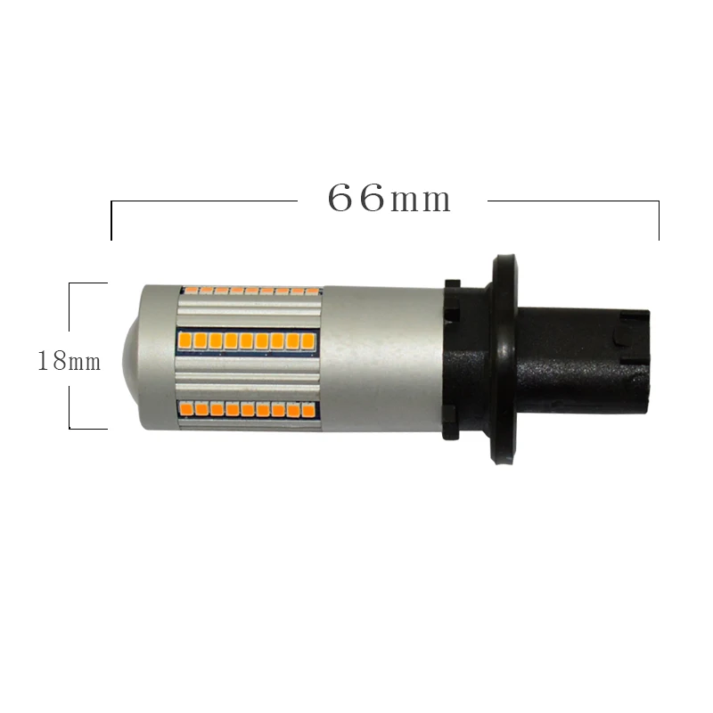 PH24WY 2 шт Canbus Нет Hyper Flash Янтарный Желтый PH24WY PY24W светодиодный лампы - Испускаемый цвет: PH24WY