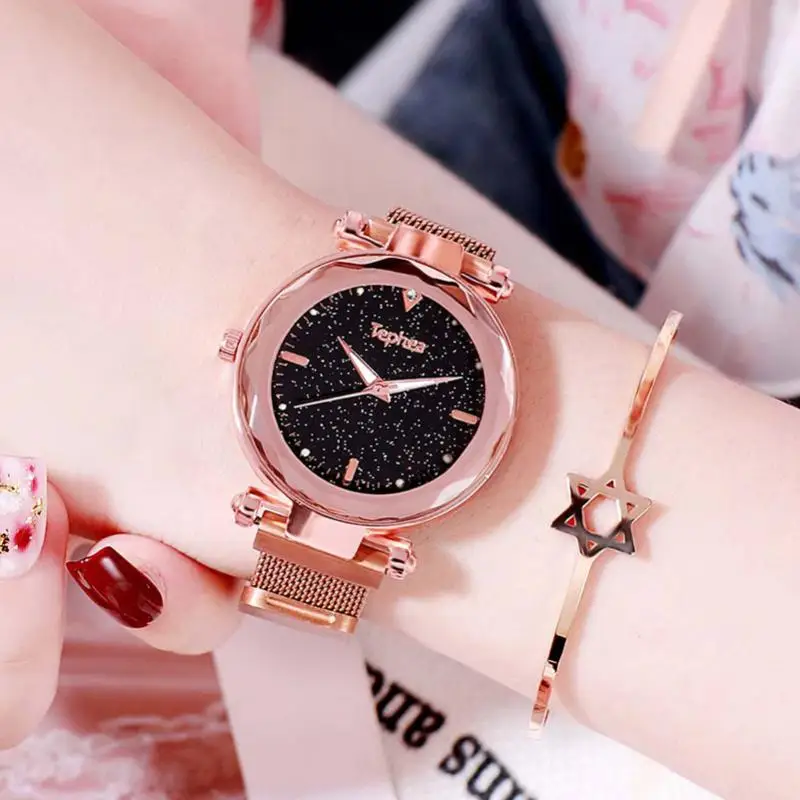 Новые женские часы модные Relogio Feminino розовое золото роскошные для женщин