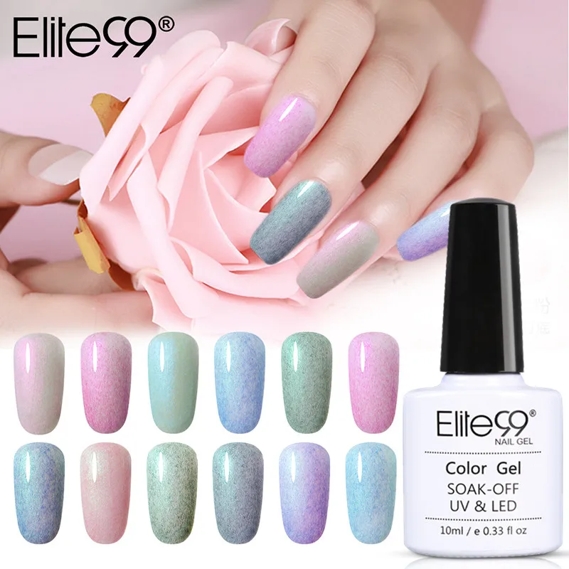 Гель лак для ногтей Elite99 с искусственным мехом гибридный гвоздь наращивания УФ