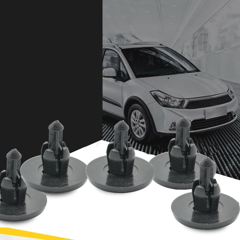 

Lcyonger-Car Fastening Clips 7mm Fender Retainers Plastic Car Accessories For Toyota Nissan 100pcs