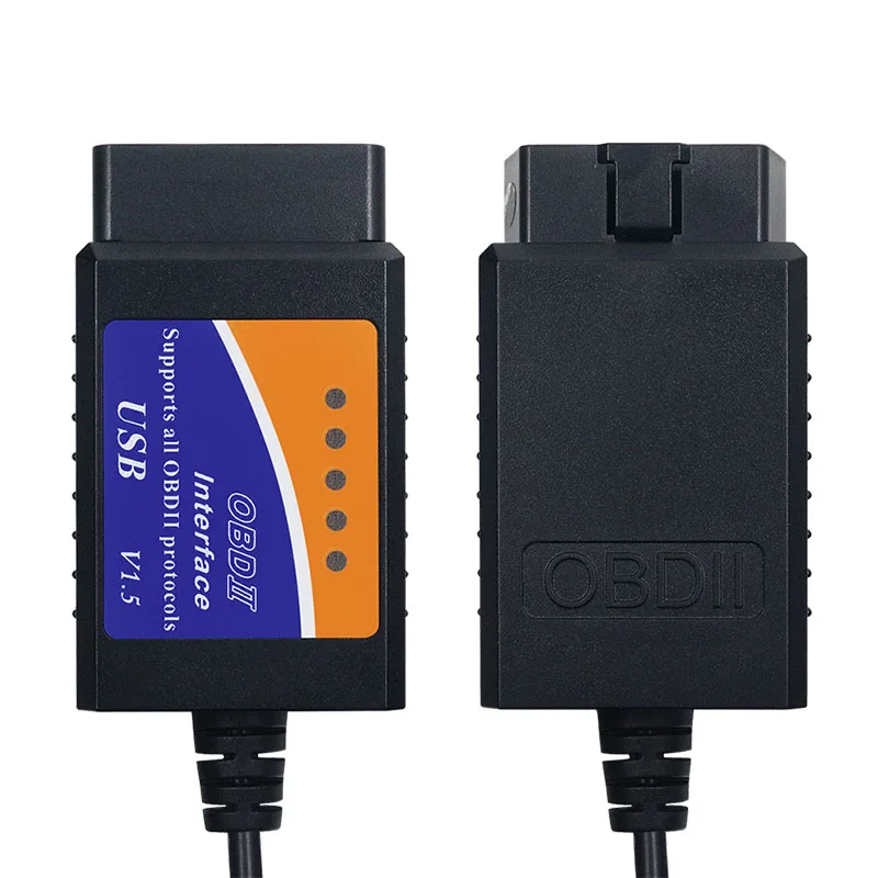 Лучший переключатель ELM327 V1.5 USB HS MS CAN OBD2 протоколы OBDII чип PIC18F25K80 диагностический