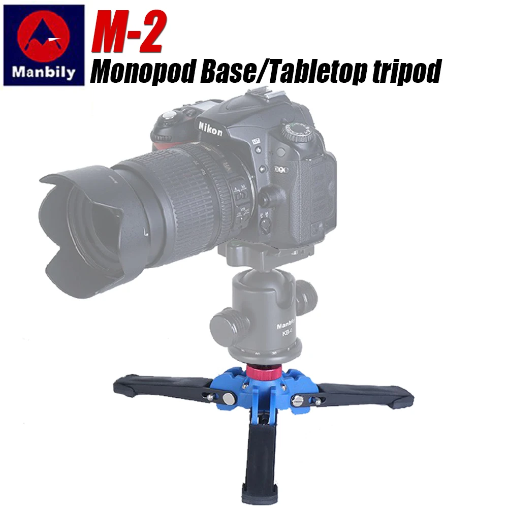 Manbily M 2 мини настольный штатив с шаровой головкой монопод подставка Поддержка 3/8