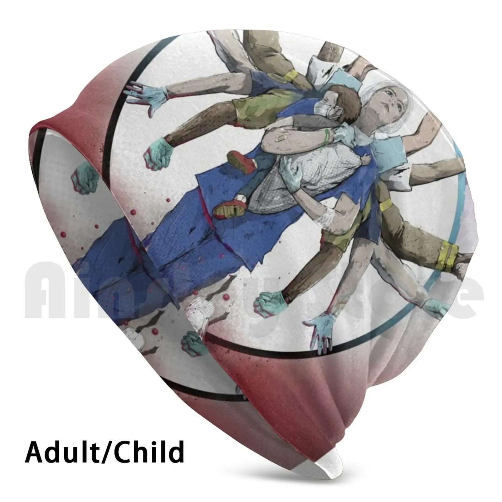 

‘ld Solis’ Beanie Hedging Cap DIY Print Cushion Nurse Frontline