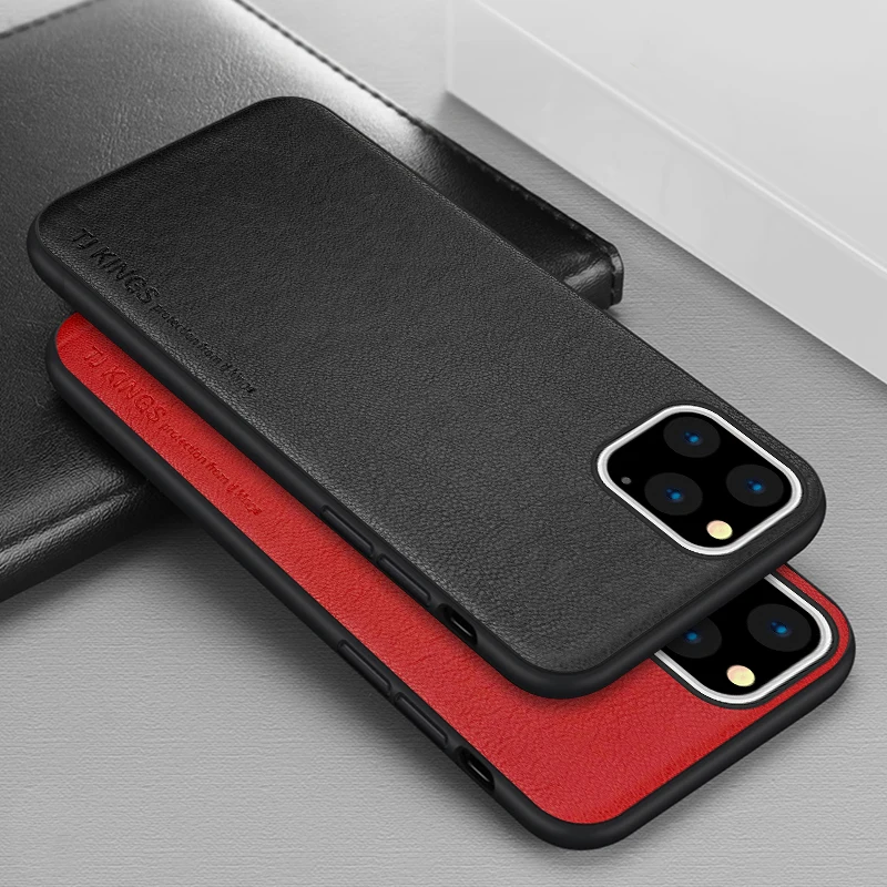 Bonola Lambskin Case For iPhone11Pro Max/11Pro/11 High Grade Genuine Leather iPhone11Pro/11/11max Anti-fall Cover |