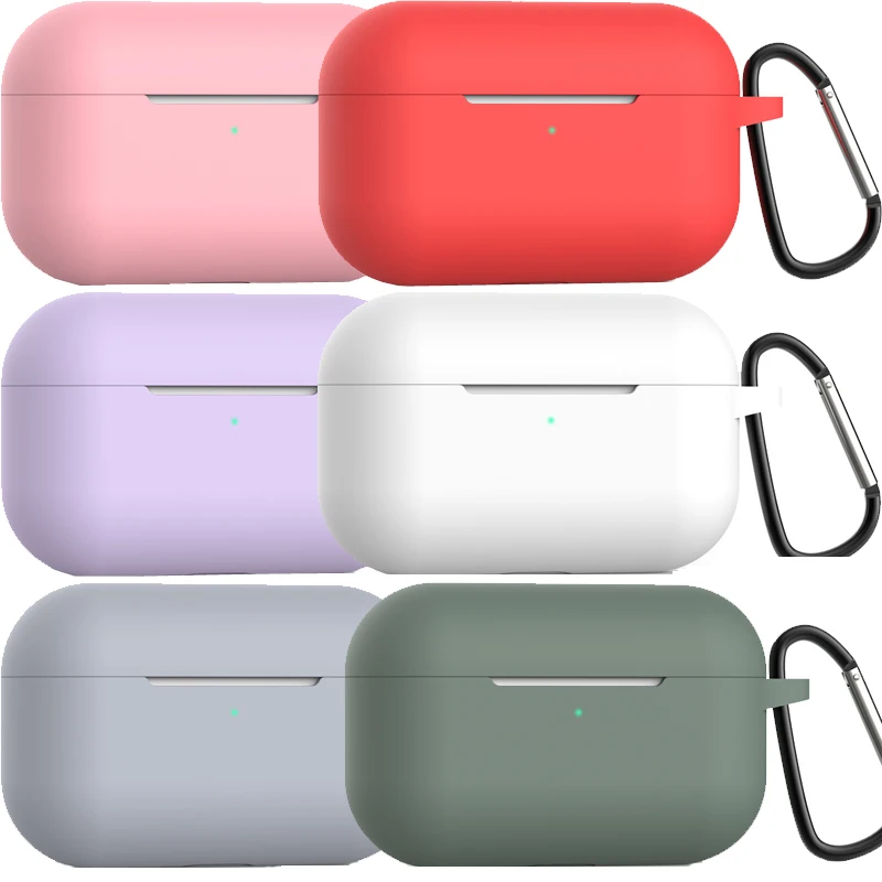 Мягкий силиконовый чехол для AirPods Pro 2019 защитный переноски с брелком Airpods 3 Airpods3 |