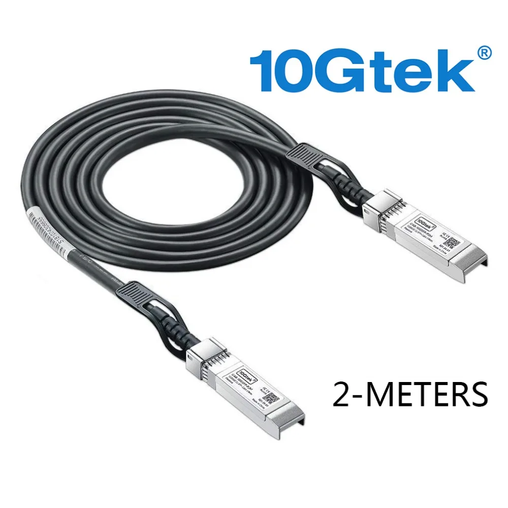 10gtek для можжевельника QFX-SFP-DAC-1M/EX-SFP-10GE-DAC-1M 10 ГБ/сек. 10GBASE-CU Twinax для программирования в производственных условиях+ прямого подключения Медь кабеля длиной 1 метр