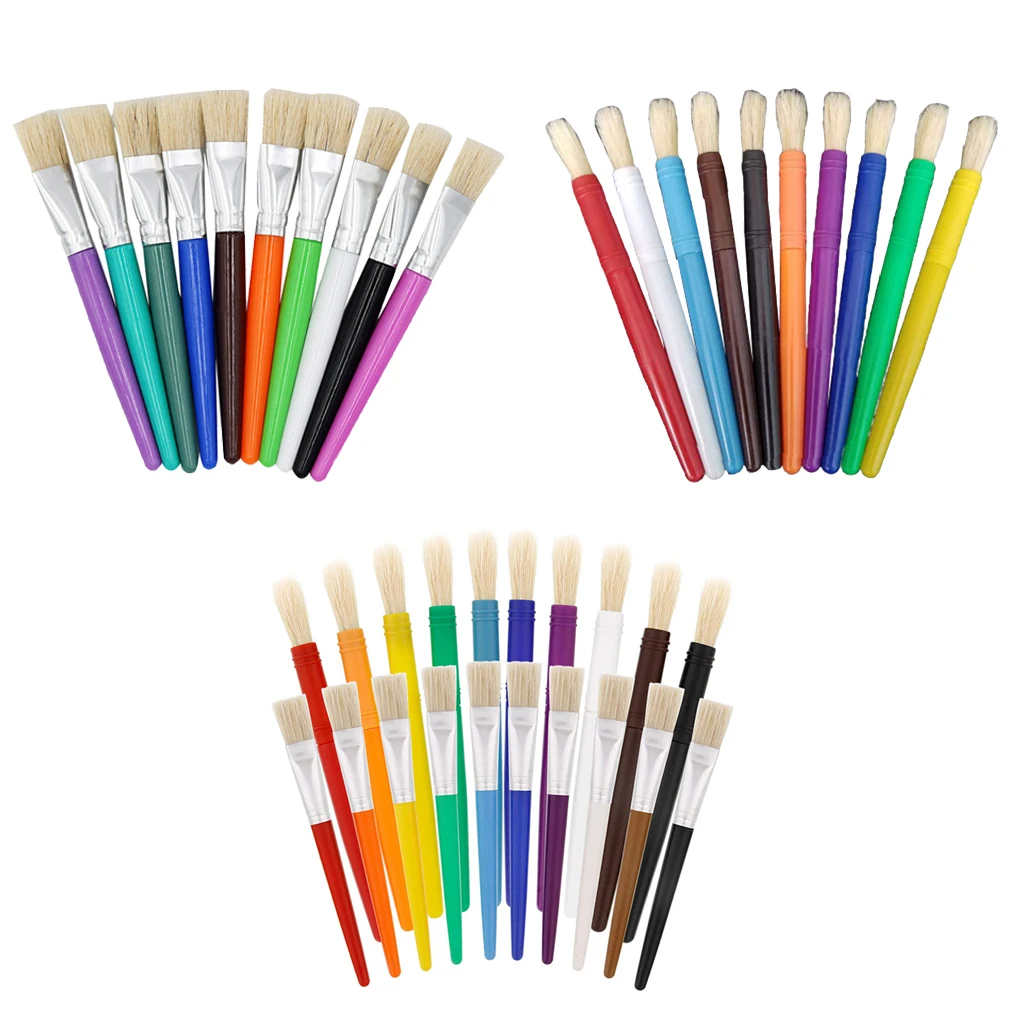 10/20 шт акриловая акварель маслом набор кистей для художественной краски